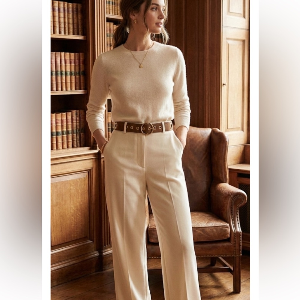 INC International Concepts Brown Leather Grommet Belt